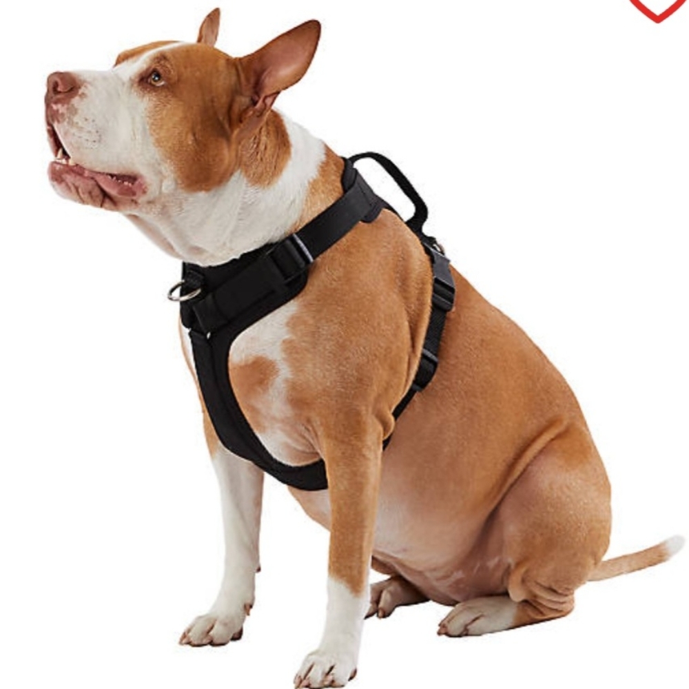 Top paw neoprene comfort dog harness in black size M